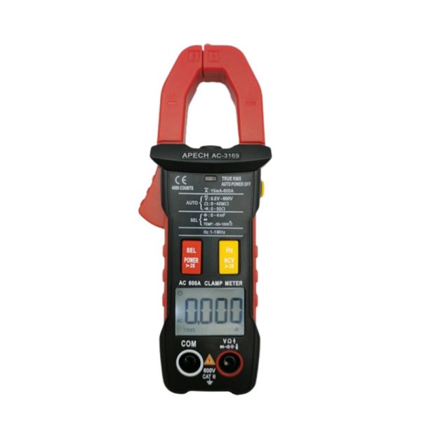 Ampe kìm APECH AC-3169 True-RMS đo dòng AC (1000A), Ampe kìm giá rẻ APECH AC3169 TrueRMS, APECH AC 3169 True RMS Digital Clamp Meter