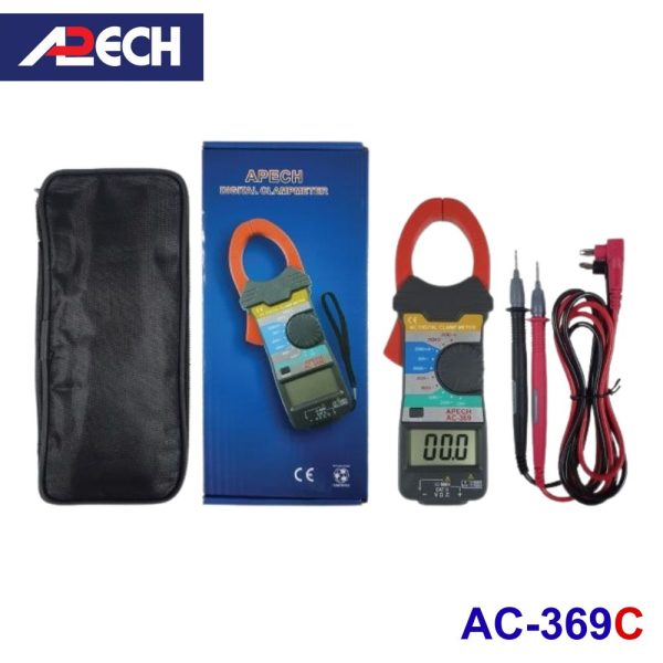 Ampe kìm APECH AC-369C đo dòng AC (600A), Ampe kìm đo dòng AC APECH AC369C, APECH AC-369C Digital Clamp Meter