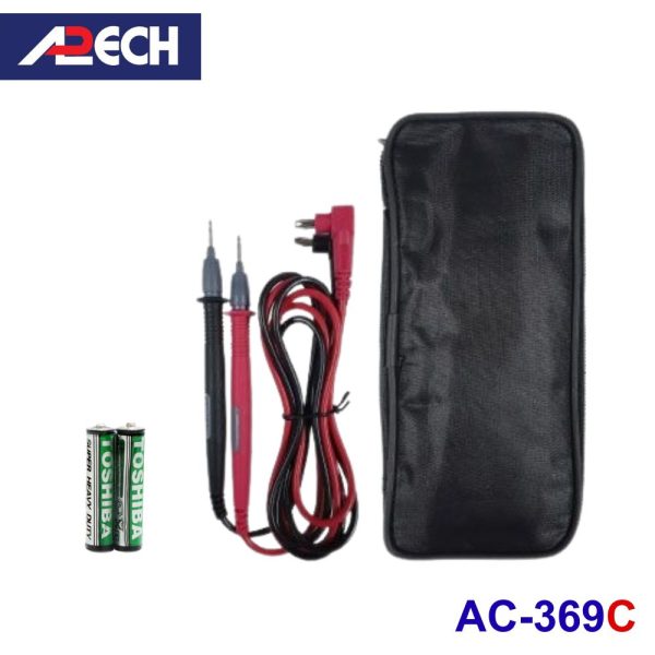 Ampe kìm APECH AC-369C đo dòng AC (600A), Ampe kìm đo dòng AC APECH AC369C, APECH AC-369C Digital Clamp Meter