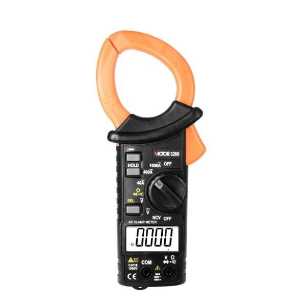 Ampe kìm VICTOR 3266 đo dòng AC (1000A) Ampe kìm VICTOR 3266 đo dòng AC 1000A, Ampe kìm kỹ thuật số VICTOR-3266, VICTOR 3266 Clamp Meter