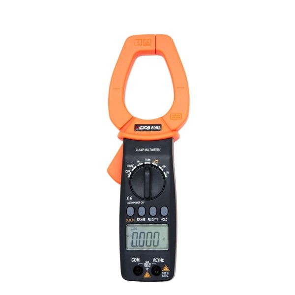 Ampe kìm VICTOR 6052 đo dòng lớn AC (2000A) Ampe kìm VICTOR 6052 đo dòng cao AC 2000A, Ampe kìm kĩ thuật số VICTOR-6052, VICTOR 6052 Digital Clamp Multimeter