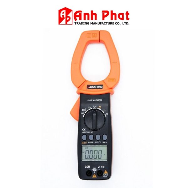 Ampe kìm VICTOR 6052 đo dòng cao AC 2000A, Ampe kìm kĩ thuật số VICTOR-6052, VICTOR 6052 Digital Clamp Multimeter