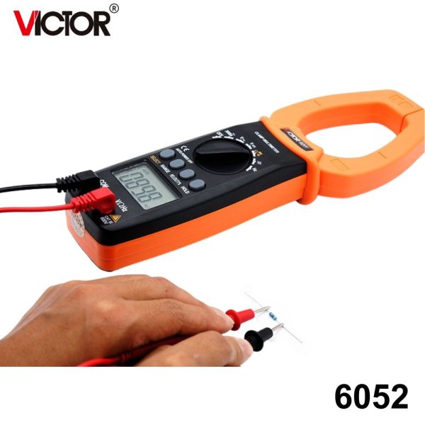 Ampe kìm VICTOR 6052 đo dòng cao AC 2000A, Ampe kìm kĩ thuật số VICTOR-6052, VICTOR 6052 Digital Clamp Multimeter