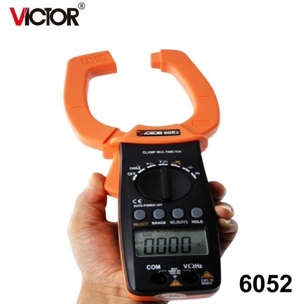 Ampe kìm VICTOR 6052 đo dòng cao AC 2000A, Ampe kìm kĩ thuật số VICTOR-6052, VICTOR 6052 Digital Clamp Multimeter