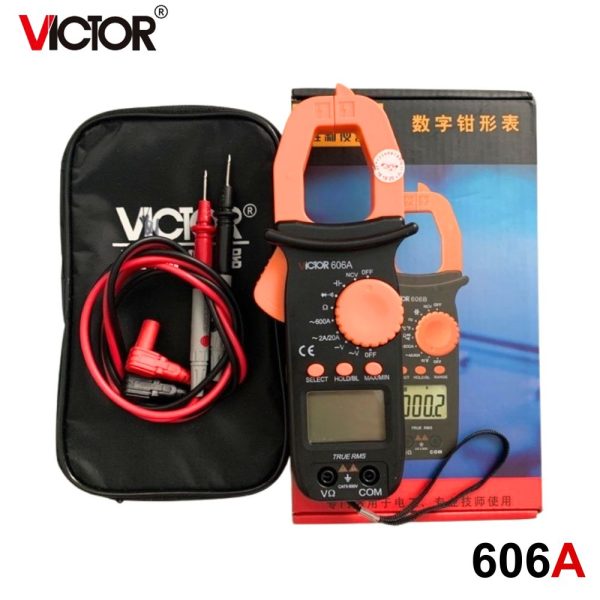 Ampe kìm VICTOR 606A+ True RMS, Ampe kìm kỹ thuật số VICTOR 606A True-RMS, VICTOR 606A+ Digital Clamp Meter