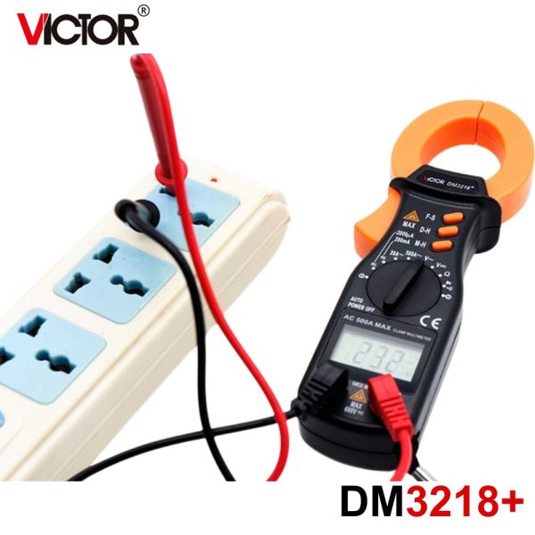 Ampe kìm VICTOR DM3218+ Digital Clamp Multimeter, Ampe kìm vạn năng kỹ thuật số VICTOR DM 3218, VICTOR DM3218 Digital Clamp Meter