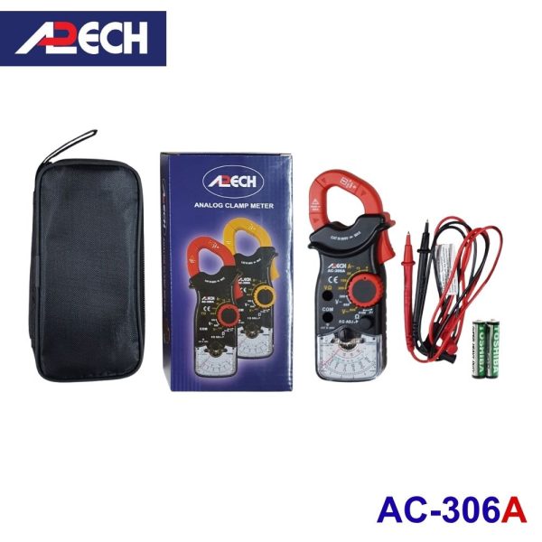 Ampe kìm cơ APECH AC-306A chỉ thị kim đo dòng AC (300A), Ampe kìm kim APECH AC306A, APECH AC 306A Analog Clamp Meter