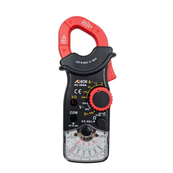 Ampe kìm cơ APECH AC-306A chỉ thị kim đo dòng AC (300A), Ampe kìm kim APECH AC306A, APECH AC 306A Analog Clamp Meter