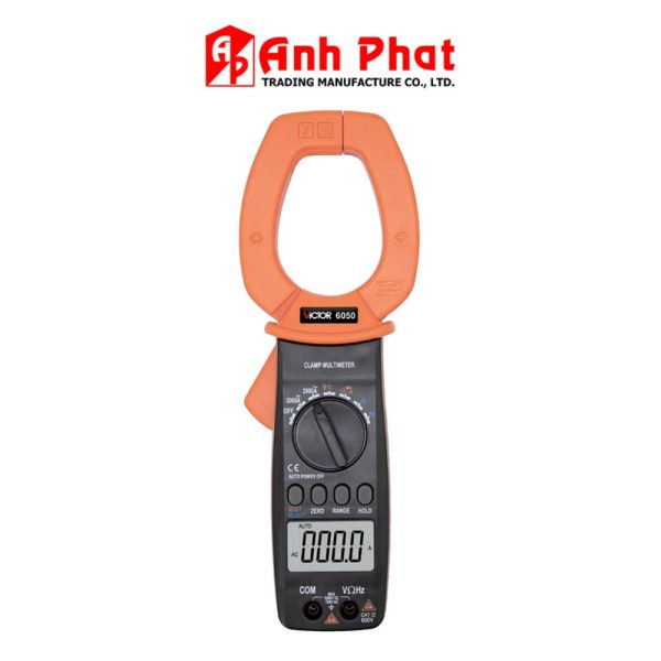 Ampe kìm VICTOR 6050 đo dòng lớn AC/DC 2000A, Ampe kìm AC/DC VICTOR-6050, VICTOR 6050 Digital Clamp Multimeter
