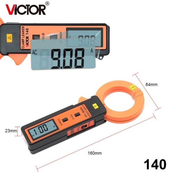Ampe kìm đo dòng rò VICTOR 140, đồng hồ đo dòng rò AC VICTOR-140, VICTOR 140 Clamp Leaker