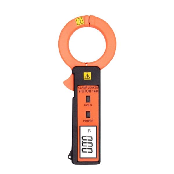 Ampe kìm đo dòng rò VICTOR 140 Clamp Leaker kỹ thuật số Ampe kìm đo dòng rò VICTOR 140, đồng hồ đo dòng rò AC VICTOR-140, VICTOR 140 Clamp Leaker