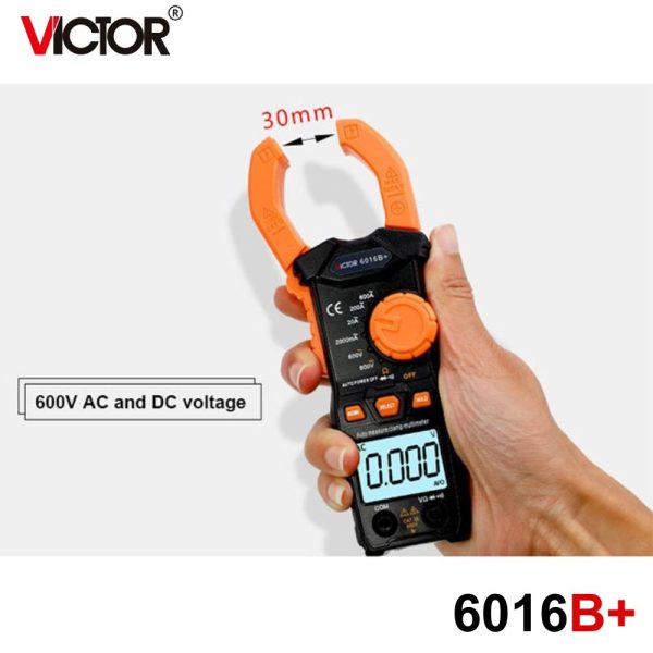 Ampe kìm VICTOR 6016B+, Ampe kìm điện tử VICTOR 6016B, VICTOR 6016B+ Digital Clamp Meter