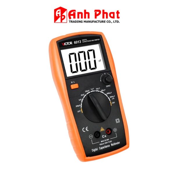 Đồng hồ đo tụ điện VICTOR 6013, đồng hồ đo tụ điện kỹ thuật số cầm tay VICTOR 6013, VICTOR-6013 Digital Capacitance Multimeter