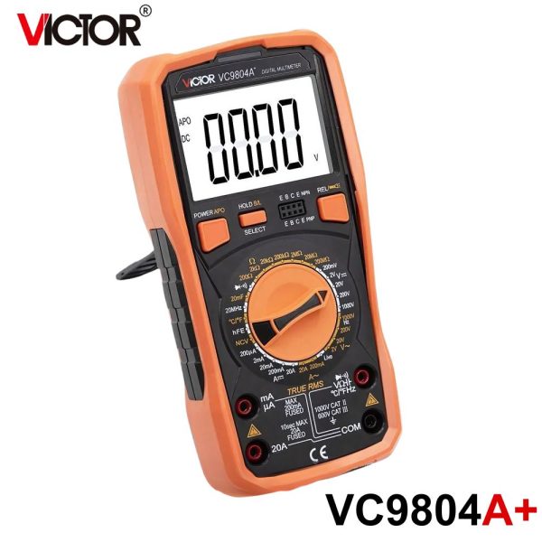 đồng hồ vạn năng VICTOR VC9804A+ True RMS, đồng hồ vạn năng điện tử VICTOR VC 9804A True-RMS, VICTOR VC-9804A+ True-RMS Multimeter