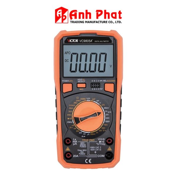 đồng hồ vạn năng VICTOR VC9805A+ True-RMS, đồng hồ vạn năng điện tử VICTOR VC 9805A True RMS, VICTOR VC9805A+ Multimeter