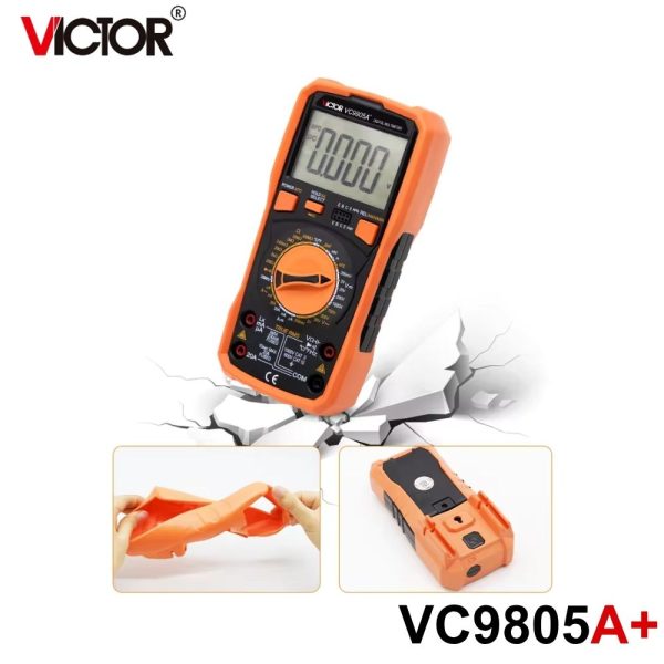 đồng hồ vạn năng VICTOR VC9805A+ True-RMS, đồng hồ vạn năng điện tử VICTOR VC 9805A True RMS, VICTOR VC9805A+ Multimeter