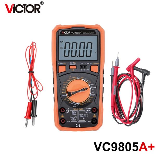 đồng hồ vạn năng VICTOR VC9805A+ True-RMS, đồng hồ vạn năng điện tử VICTOR VC 9805A True RMS, VICTOR VC9805A+ Multimeter