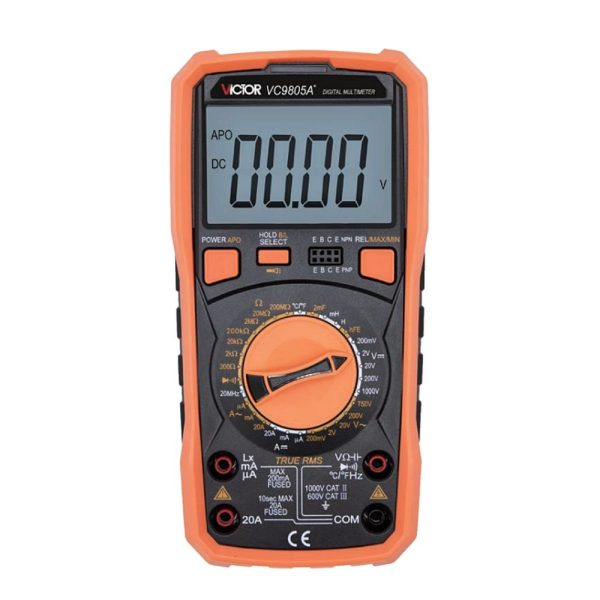 đồng hồ vạn năng VICTOR VC9805A+ True-RMS, đồng hồ vạn năng điện tử VICTOR VC 9805A True RMS, VICTOR VC9805A+ Multimeter