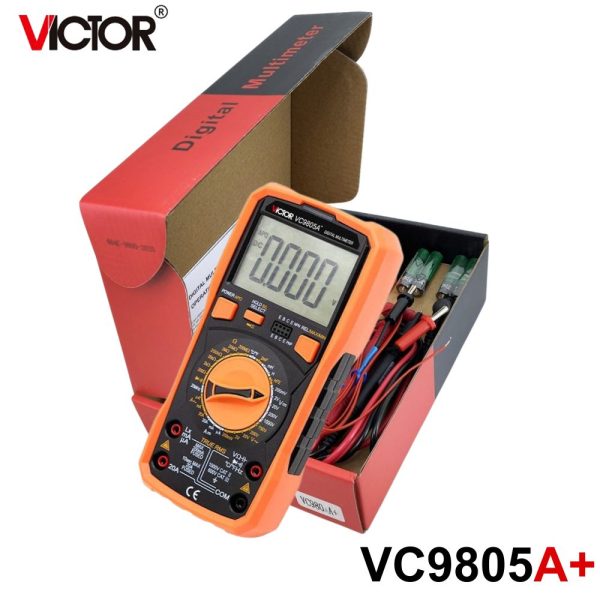 đồng hồ vạn năng VICTOR VC9805A+ True-RMS, đồng hồ vạn năng điện tử VICTOR VC 9805A True RMS, VICTOR VC9805A+ Multimeter