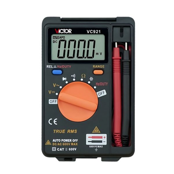 Đồng hồ vạn năng bỏ túi VICTOR VC921 True-RMS, đồng hồ vạn năng VICTOR VC 921 True RMS, VICTOR VC921 True-RMS Foldable Mini Palm VICTOR Digital Multimeter