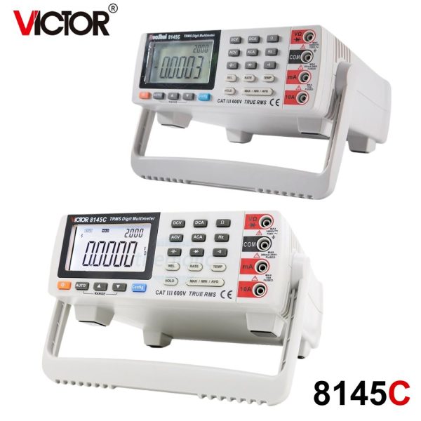 Đồng hồ vạn năng để bàn VICTOR 8145C True-RMS, đồng hồ vạn năng kỹ thuật số loại để bàn VICTOR-8145C True RMS, VICTOR 8145C Digital Bench Multimeter