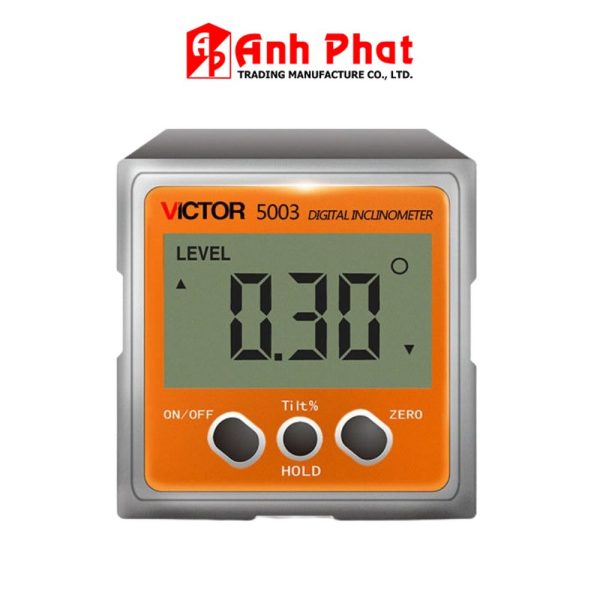 Máy đo độ nghiêng điện tử VICTOR 5003 Digital Inclinometer, thước đo độ nghiêng kỹ thuật số VICTOR-5003, VICTOR 5003 Digital Inclinometer