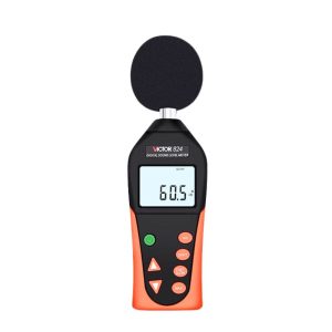 Máy đo độ ồn VICTOR 824 kỹ thuật số cầm tay, thiết bị đo âm thanh VICTOR-824, VICTOR 824 Digital Sound Level Meter