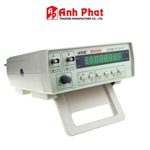 Máy đo tần số VICTOR VC3165 kỹ thuật số đa năng để bàn, máy đếm tần số VICTOR VC-3165, VICTOR VC 3165 Frequency Counter