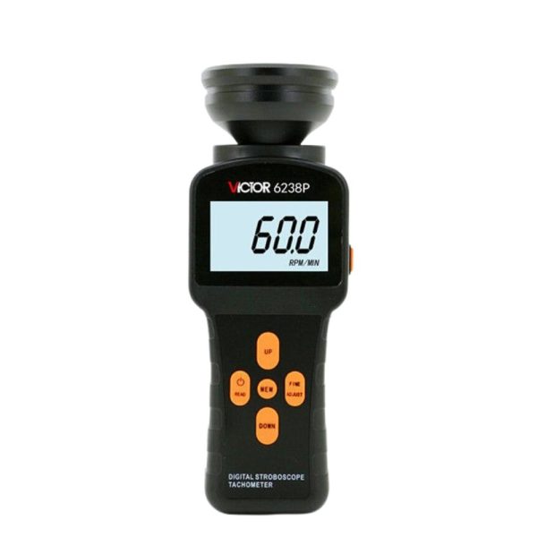 Máy đo tốc độ vòng quay VICTOR 6238P Stroboscope đèn chớp, đèn Stroboscope đo tốc độ vòng quay VICTOR 6238P, VICTOR-6238P Digital Stroboscope Tachometer