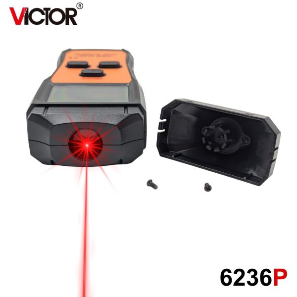 máy đo tốc độ vòng quay VICTOR 6236P 2 trong 1, máy đo tốc độ laser không tiếp xúc và tiếp xúc VICTOR-6236P, VICTOR 6236P Digital Photo and contact tachometer