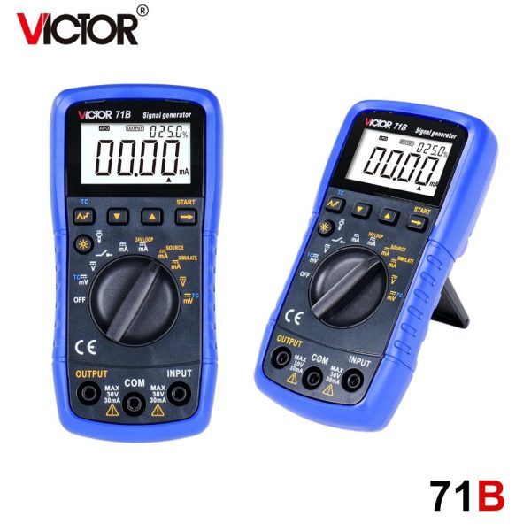 Máy hiệu chuẩn tín hiệu và nhiệt điện VICTOR 71B Calibrator, thiết bị hiệu chuẩn dòng điện điện áp và nhiệt điện VICTOR-71B, Máy phát tín hiệu VICTOR 71B Signal Generator