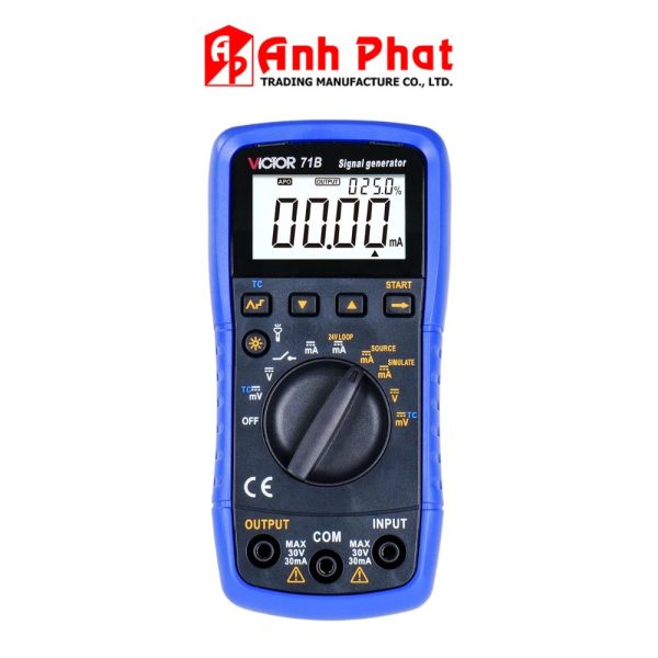 Máy hiệu chuẩn tín hiệu và nhiệt điện VICTOR 71B Calibrator, thiết bị hiệu chuẩn dòng điện điện áp và nhiệt điện VICTOR-71B, Máy phát tín hiệu VICTOR 71B Signal Generator