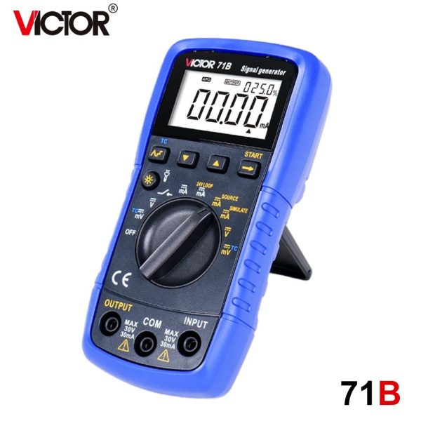 Máy hiệu chuẩn tín hiệu và nhiệt điện VICTOR 71B Calibrator, thiết bị hiệu chuẩn dòng điện điện áp và nhiệt điện VICTOR-71B, Máy phát tín hiệu VICTOR 71B Signal Generator