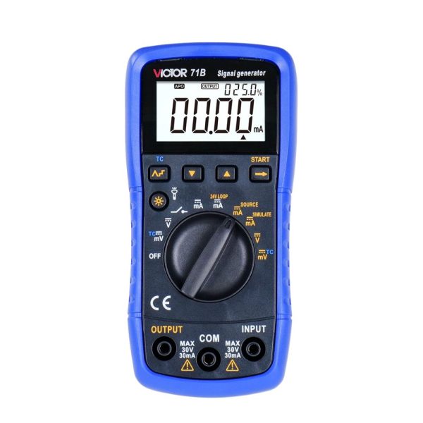 Máy hiệu chuẩn tín hiệu và nhiệt điện VICTOR 71B Calibrator, thiết bị hiệu chuẩn dòng điện điện áp và nhiệt điện VICTOR-71B, Máy phát tín hiệu VICTOR 71B Signal Generator