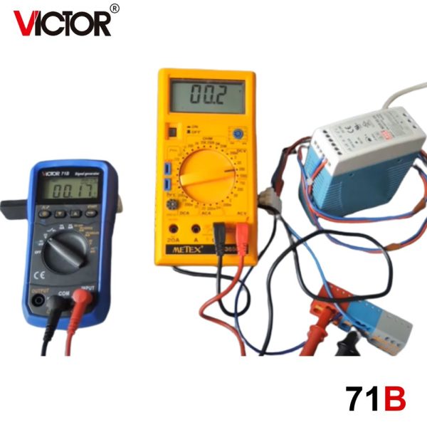 Máy hiệu chuẩn tín hiệu và nhiệt điện VICTOR 71B Calibrator, thiết bị hiệu chuẩn dòng điện điện áp và nhiệt điện VICTOR-71B, Máy phát tín hiệu VICTOR 71B Signal Generator