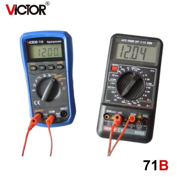 Máy hiệu chuẩn tín hiệu và nhiệt điện VICTOR 71B Calibrator, thiết bị hiệu chuẩn dòng điện điện áp và nhiệt điện VICTOR-71B, Máy phát tín hiệu VICTOR 71B Signal Generator