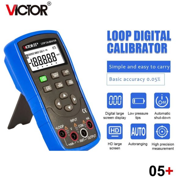 Máy hiệu chuẩn vòng lặp VICTOR 05+ Loop Calibrator (4-20mA), bộ phát dòng VICTOR 05+, VICTOR RuoShui 05+ Loop Calibrator