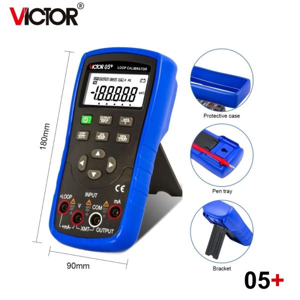 Máy hiệu chuẩn vòng lặp VICTOR 05+ Loop Calibrator (4-20mA), bộ phát dòng VICTOR 05+, VICTOR RuoShui 05+ Loop Calibrator