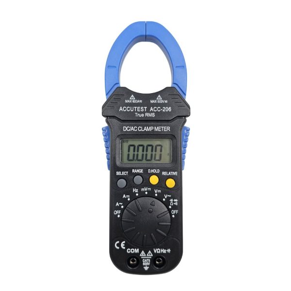 Ampe kìm ACCUTEST ACC-206 True-RMS đo dòng AC/DC (600A) Ampe kìm ACCUTEST ACC-206 True-RMS đo dòng AC/DC (600A), Ampe kìm giá rẻ ACCUTEST ACC 206 True RMS, ACCUTEST ACC-206 True-RMS Digital AC/DC Clamp Meter