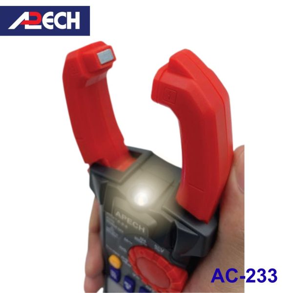 Ampe kìm APECH AC-233 True-RMS đo dòng AC (600A), Ampe kìm AC APECH AC233 True-RMS, APECH AC 233 True-RMS Digital Clamp Meter