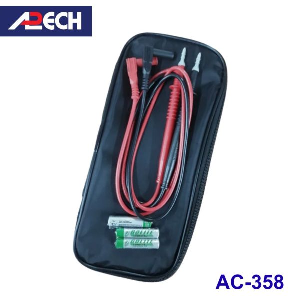 Ampe kìm APECH AC-358 đo dòng AC (1000A), Ampe kìm giá rẻ APECH AC358, APECH AC-358 Digital AC Clamp Meter