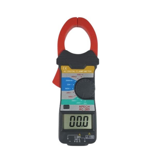 Ampe kìm APECH AC-369 đo dòng AC (600A), Ampe kìm giá rẻ APECH AC 369, APECH AC-369 Digital AC Clamp Meter