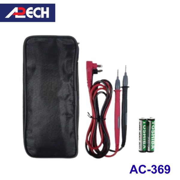 Ampe kìm APECH AC-369 đo dòng AC (600A), Ampe kìm giá rẻ APECH AC 369, APECH AC-369 Digital AC Clamp Meter