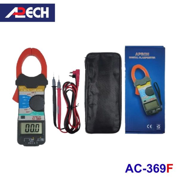 Ampe kìm APECH AC-369F đo dòng AC (600A), Ampe kìm giá rẻ APECH AC369F, APECH AC 369F Digital Clamp Meter