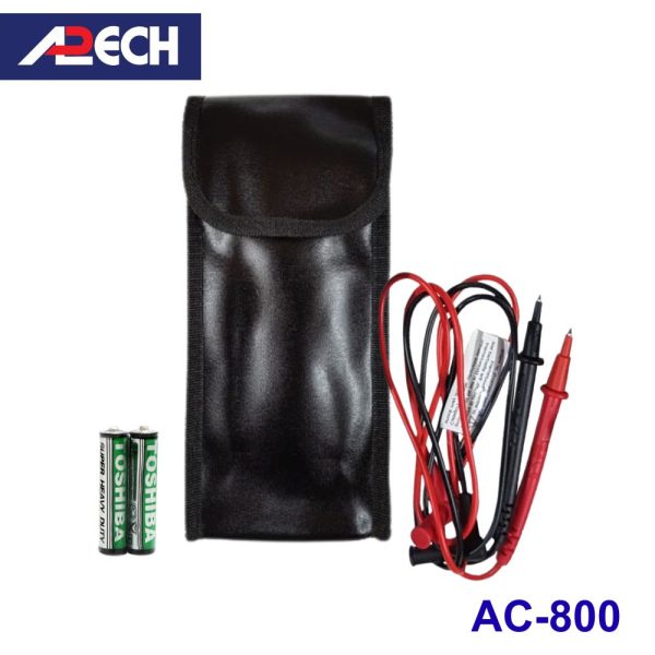 Ampe kìm APECH AC-800 đo dòng AC (600A), Ampe kìm giá rẻ APECH AC 800, APECH AC-800 Digital AC Clamp Meter