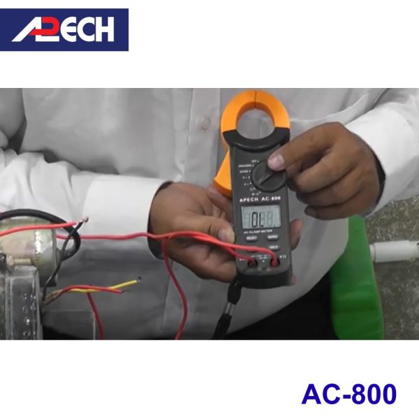 Ampe kìm APECH AC-800 đo dòng AC (600A), Ampe kìm giá rẻ APECH AC 800, APECH AC-800 Digital AC Clamp Meter