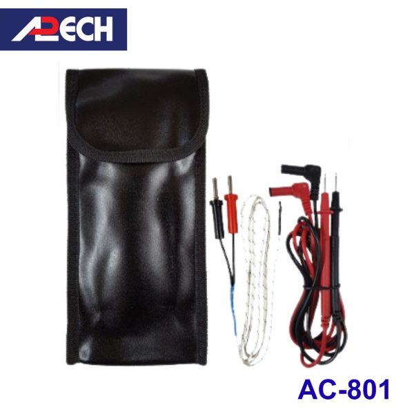Ampe kìm APECH AC-801 đo dòng AC (600A), Ampe kìm giá rẻ APECH AC801, APECH AC 801 Digital Clamp Meter