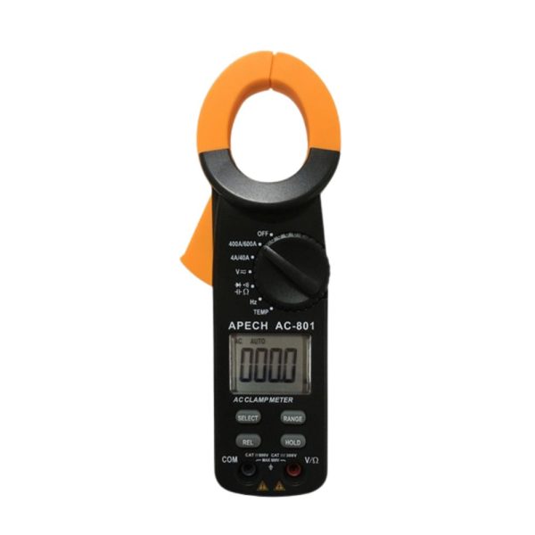 Ampe kìm APECH AC-801 đo dòng AC (600A), Ampe kìm giá rẻ APECH AC801, APECH AC 801 Digital Clamp Meter