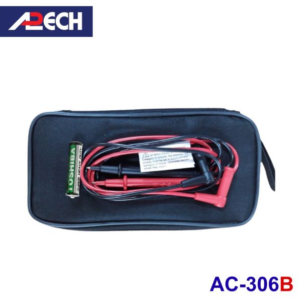 Ampe kìm cơ APECH AC-306B chỉ thị kim đo dòng AC (600A), Ampe kìm kim APECH AC306B, APECH AC 306B Analog Clamp Meter