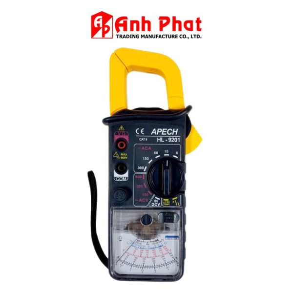 Ampe kìm cơ APECH HL-9201 chỉ thị kim đo dòng AC (300A), Ampe kìm kim APECH HL9201, APECH HL 9201 Analog Clamp Meter